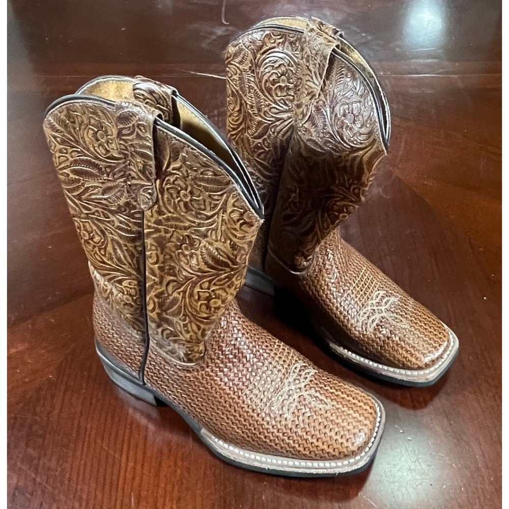 Veronica Palomino Cowboy Boots Boys 7 Fits Womens 8.5 9 Euc